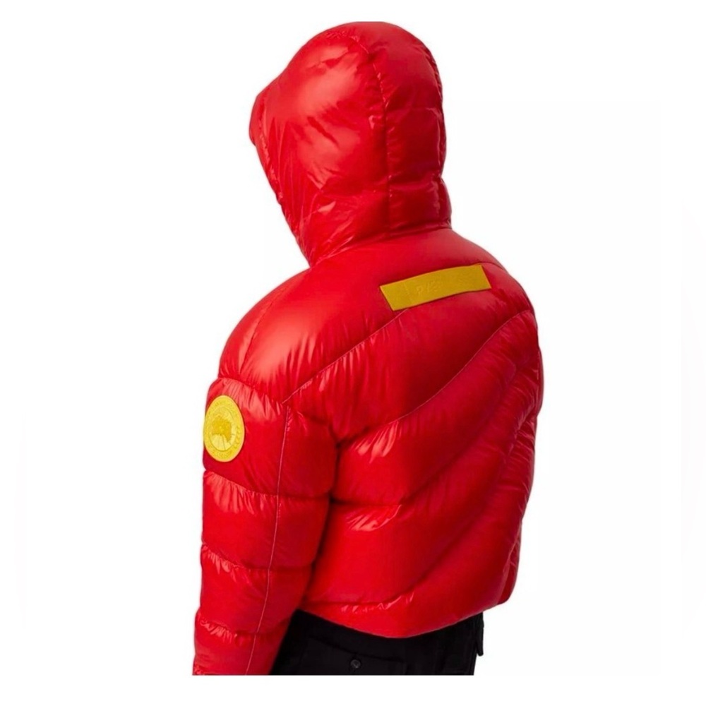 Canada Goose x Pyer Moss Crop Wave Reversible Down Puffer Jacket - Picture 4 of 16